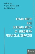 Cover: Regulation and Deregulation in European Financial Services - Palgrave Macmillan