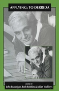 Cover: Applying: To Derrida - Palgrave Macmillan