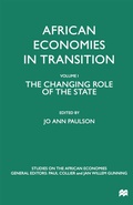 Cover: African Economies in Transition - Palgrave Macmillan
