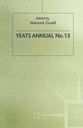Cover: Yeats Annual No. 13 - Palgrave Macmillan