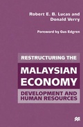 Cover: Restructuring the Malaysian Economy - Palgrave Macmillan