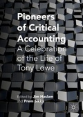 Cover: Pioneers of Critical Accounting - Palgrave Macmillan