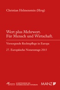 Bild: Wert plus Mehrwert. F&uuml;r Mensch und Wirtschaft. - Manz