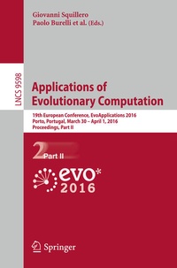 Enlarge image Cover: Applications of Evolutionary Computation - Springer