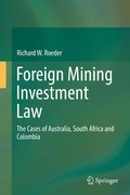 Abbildung von: Foreign Mining Investment Law - Springer