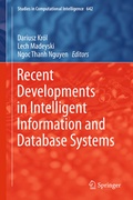 Cover: Recent Developments in Intelligent Information and Database Systems - Springer