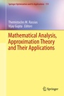 Cover: Mathematical Analysis, Approximation Theory and Their Applications - Springer