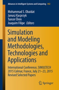 Enlarge image Cover: Simulation and Modeling Methodologies, Technologies and Applications - Springer