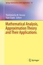 Cover: Mathematical Analysis, Approximation Theory and Their Applications - Springer