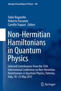 Cover: Non-Hermitian Hamiltonians in Quantum Physics - Springer