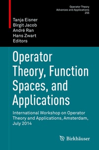 Abbildung von: Operator Theory, Function Spaces, and Applications - Birkhäuser