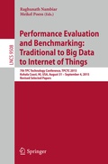 Cover: Performance Evaluation and Benchmarking: Traditional to Big Data to Internet of Things - Springer