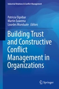 Cover: Building Trust and Constructive Conflict Management in Organizations - Springer