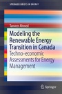 Cover: Modeling the Renewable Energy Transition in Canada - Springer