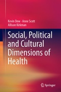 Cover: Social, Political and Cultural Dimensions of Health - Springer