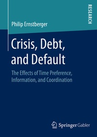 Abbildung von: Crisis, Debt, and Default - Springer Gabler
