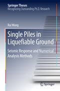 Cover: Single Piles in Liquefiable Ground - Springer