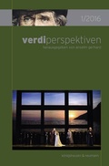 Cover: verdiperspektiven 1/2016 - K&ouml;nigshausen & Neumann