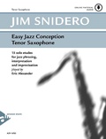 Cover: Easy Jazz Conception Tenor Saxophone - advance music