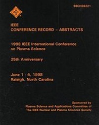Abbildung von: International Conference on Plasma Science 1998 - I.E.E.E.Press