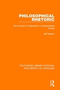 Cover: Philosophical Rhetoric - Routledge