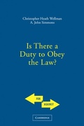 Cover: Is There a Duty to Obey the Law? - Cambridge University Press
