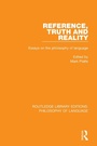 Cover: Reference, Truth and Reality - Routledge