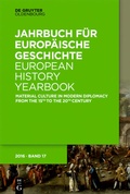 Cover: Material Culture in Modern Diplomacy from the 15th to the 20th Century - De Gruyter Oldenbourg