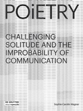 Cover: Poietry - De Gruyter