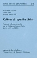 Cover: Col&egrave;res et repentirs divins - Vandenhoeck & Ruprecht