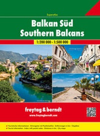 Abbildung von: Balkan Süd, Autoatlas 1:200.000 - 1:500.000 - Freytag-Berndt und ARTARIA