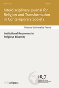 Cover: Institutional Responses to Religious Diversity Jg. 02 Heft 01 - V&R unipress
