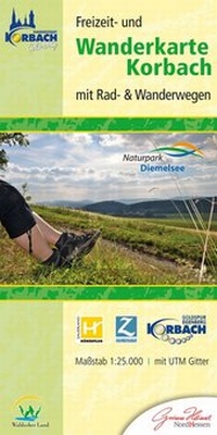 Abbildung von: Freizeit- und Wanderkarte Korbach - grünes herz