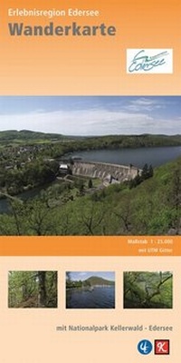 Abbildung von: Wanderkarte Erlebnisregion Edersee - grünes herz