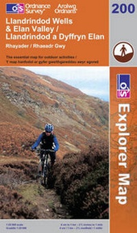 Abbildung von: Llandrindod Wells and Elan Valley, Rhayader - Ordnance Survey