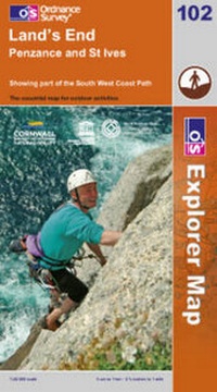 Abbildung von: Land's End, Penzance and St Ives - Ordnance Survey