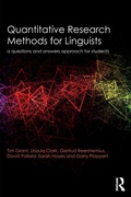 Cover: Quantitative Research Methods for Linguists - Routledge
