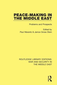 Enlarge image Cover: Peacemaking in the Middle East - Routledge
