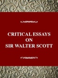 Cover: Critical Essays on Sir Walter Scott - G K Hall & Co,US