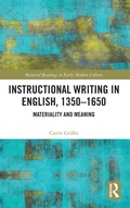 Cover: Instructional Writing in English, 1350-1650 - Routledge