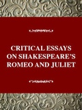 Cover: Critical Essays on Shakespeare's Romeo and Juliet - G K Hall & Co,US