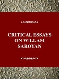Cover: Critical Essays on William Saroyan - G K Hall & Co,US