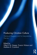 Cover: Producing Christian Culture - Routledge