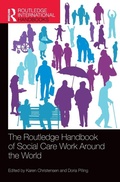 Cover: The Routledge Handbook of Social Care Work Around the World - Routledge