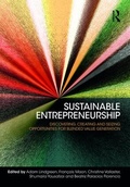 Cover: Sustainable Entrepreneurship - Routledge