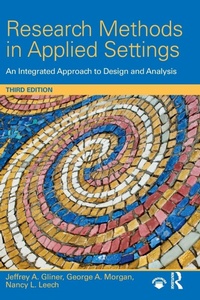 Enlarge image Cover: Research Methods in Applied Settings - Routledge