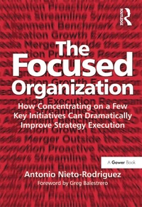 Enlarge image Cover: The Focused Organization - Routledge