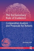 Cover: The Exclusionary Rule of Evidence - Routledge