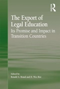 Cover: The Export of Legal Education - Routledge
