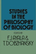 Cover: Studies in the Philosophy of Biology - PALGRAVE